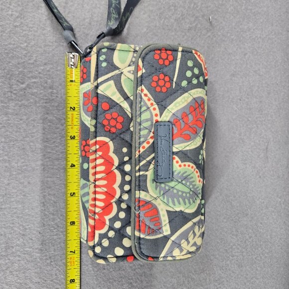 Vera Bradley Wristlet/Wallet, Multicolor, 3 compartment, 3 strap lengths, zipper - Picture 13 of 16